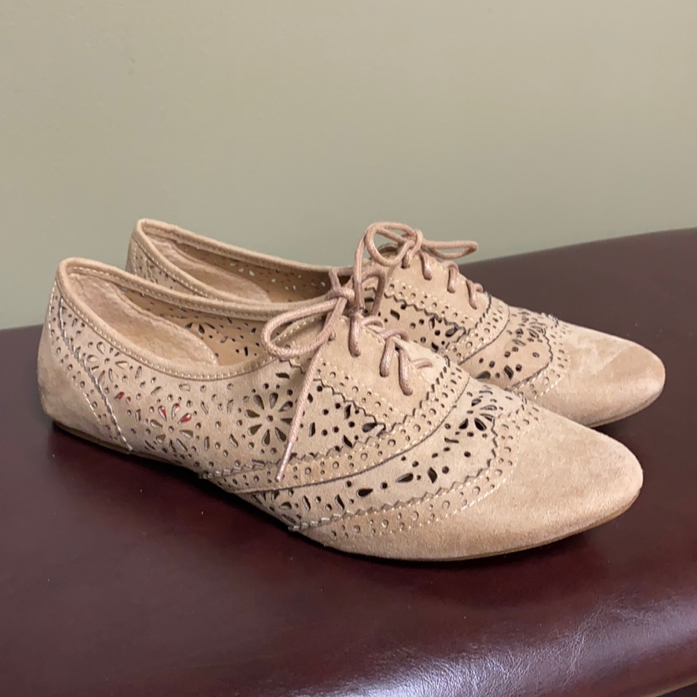 Tan shoes